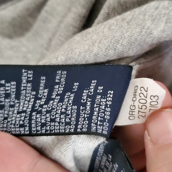 Tommy Hilfiger Gray Nylon Jacket Size XL Vintage - Picture 10 of 10